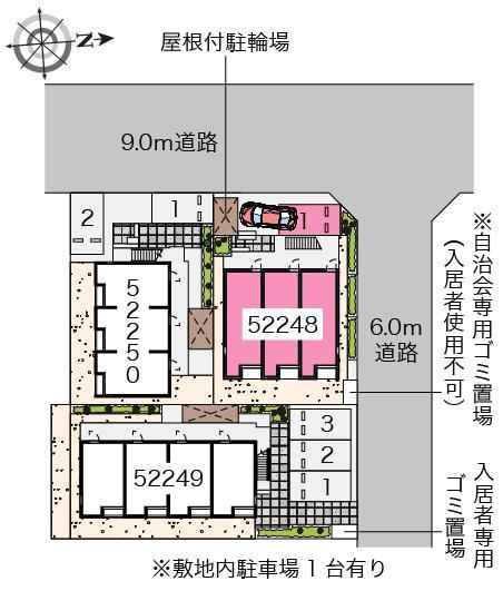 エムズ早渕Ⅰ(52248)の駐車配置図