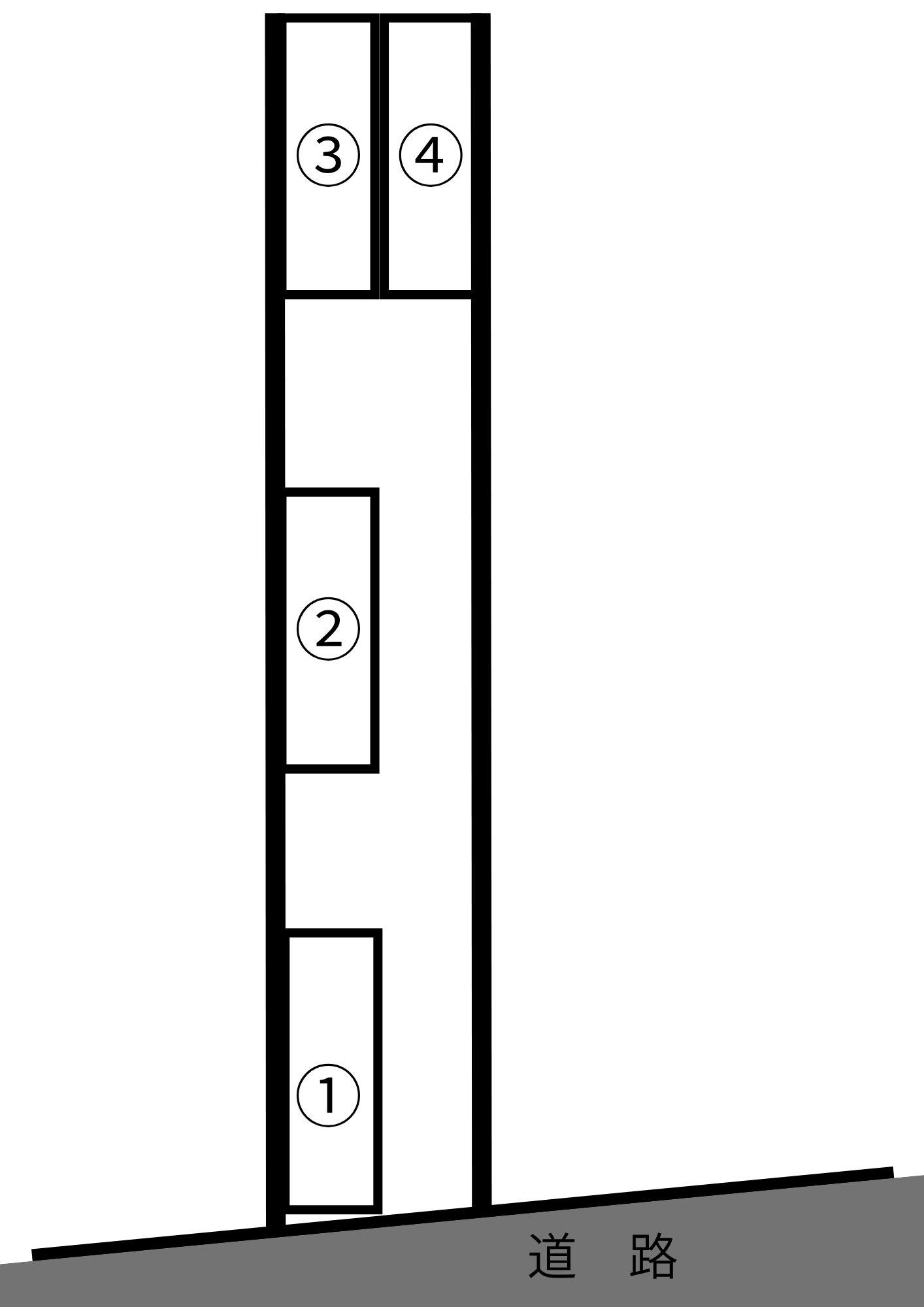 ディオス銀座第1駐車場の駐車配置図