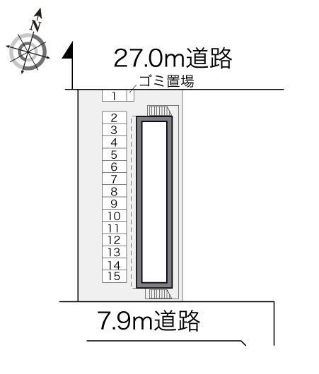 サンシャイン(19697)の駐車配置図