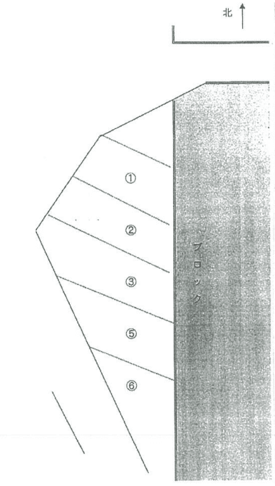 高木スモールパークスの駐車配置図