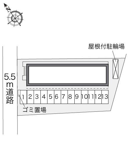ウエストポイント(28612)の駐車配置図