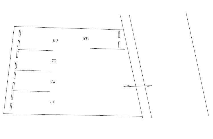 IH駐車場の駐車配置図