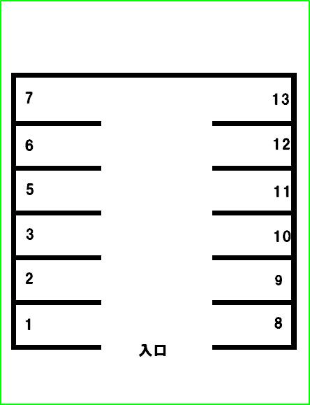 080_柳川町駐車場の駐車配置図