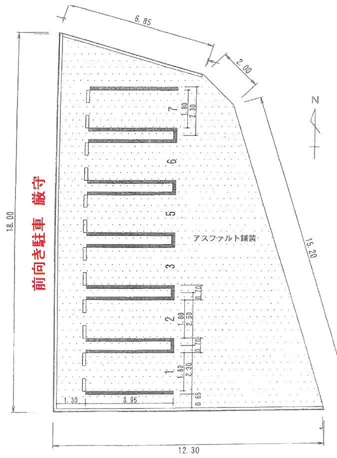 P82の駐車配置図