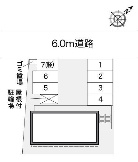 靜(27203)の駐車配置図