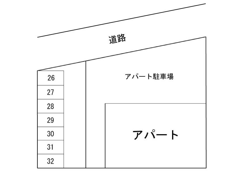 10862駐車場の駐車配置図