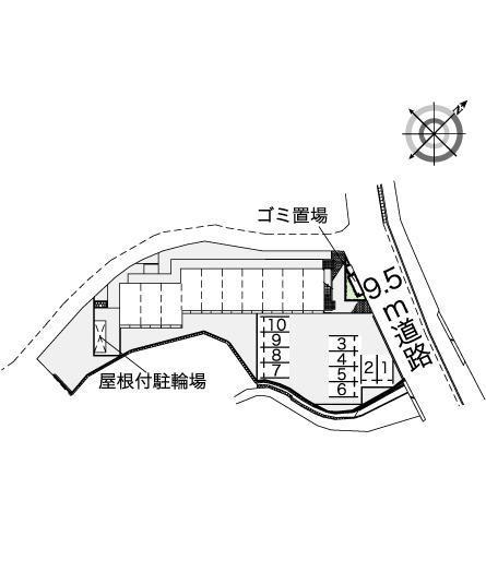 岩井(42663)の駐車配置図