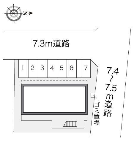 新瑞(16749)の駐車配置図