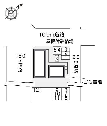 太郎(30794) 敷地外駐車場の駐車配置図