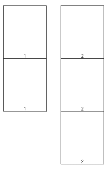 宮成駐車場の駐車配置図