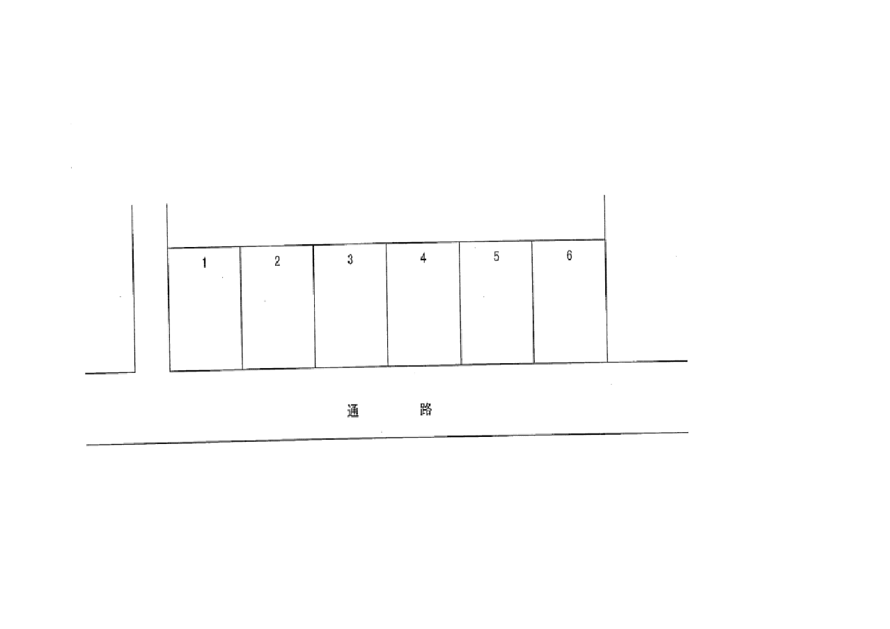 西前通りパーキングの駐車配置図