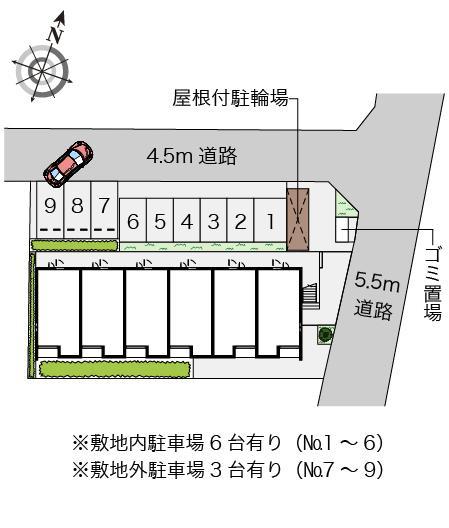 クレイノ宝塚東(55819)の駐車配置図