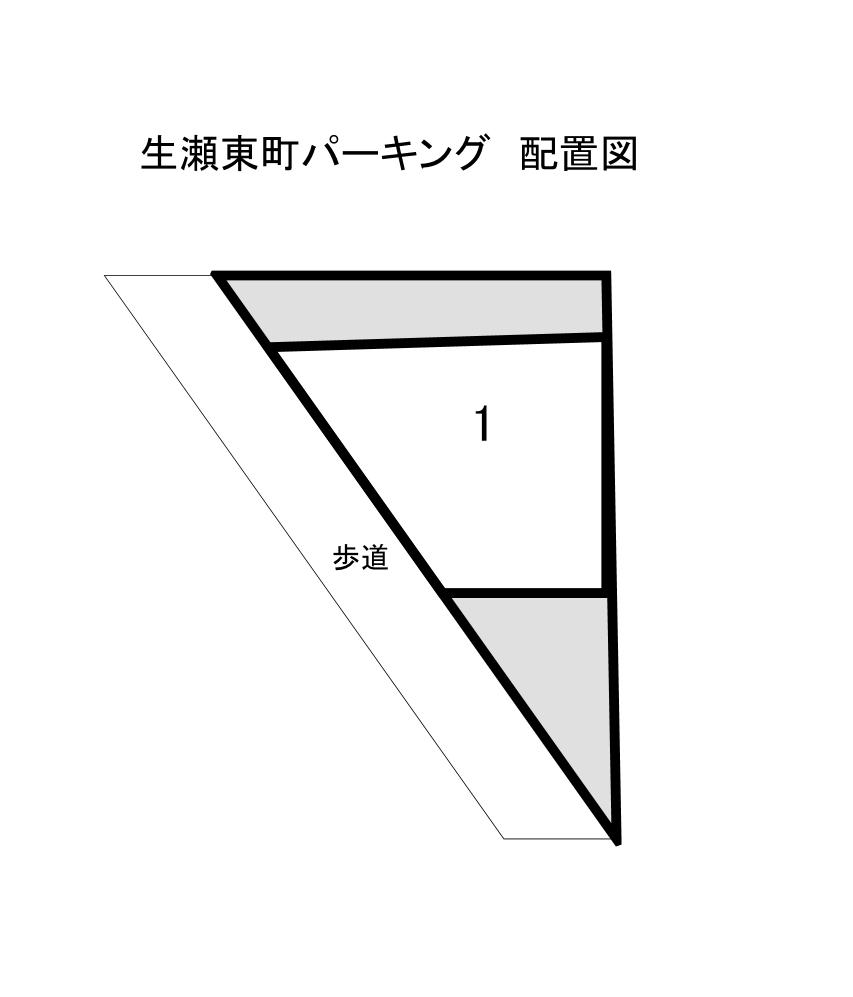 生瀬東町パーキングの駐車配置図