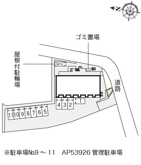 TOBAⅢ(53926)の駐車配置図