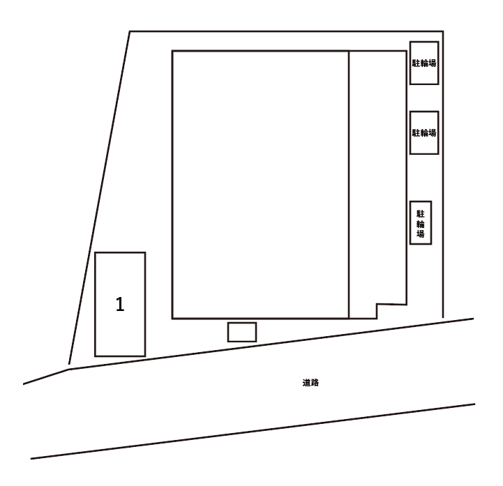 アムール Gフォレスト駐車場の駐車配置図