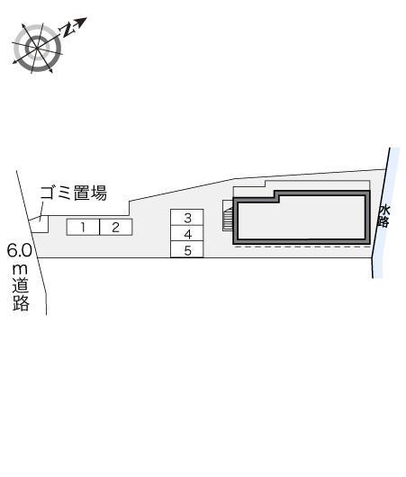 ジュネスドミール(22044)の駐車配置図