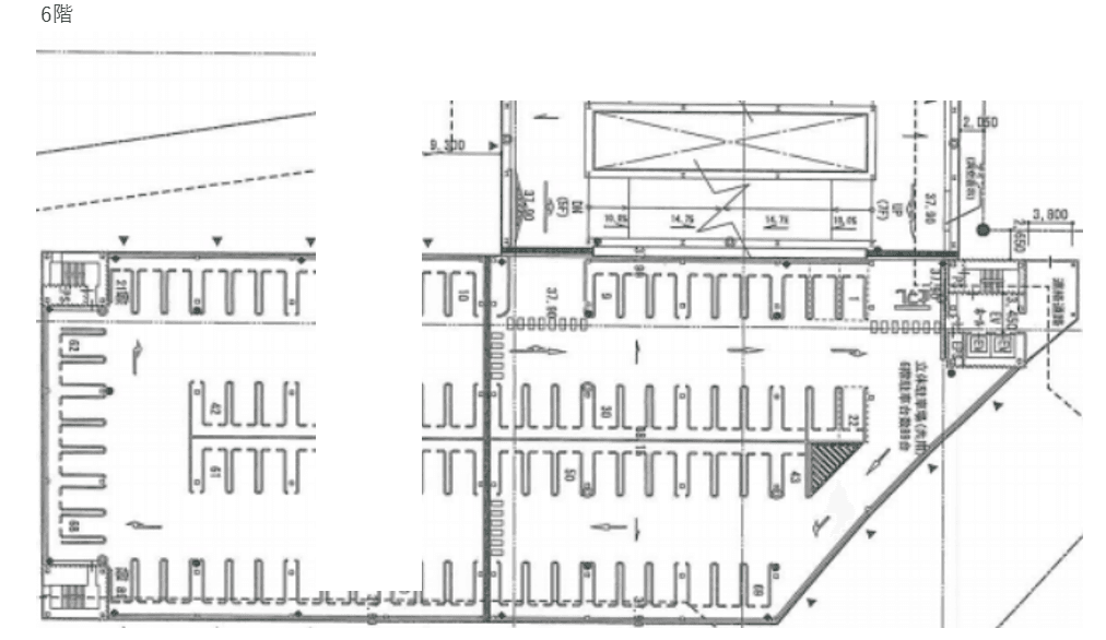 Dパーキング新さっぽろ駅前の駐車配置図