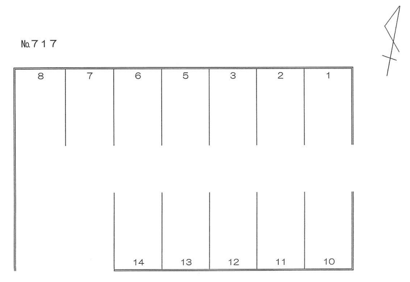 717の駐車配置図