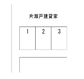 203駐車場の駐車配置図