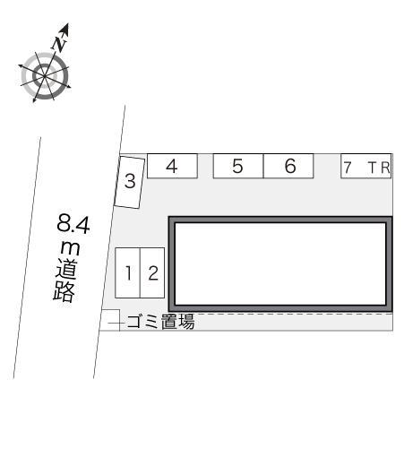 井内(14575)の駐車配置図