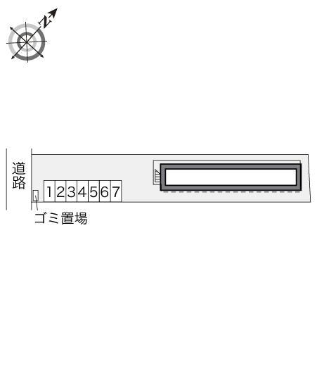 ドミール(22880)の駐車配置図