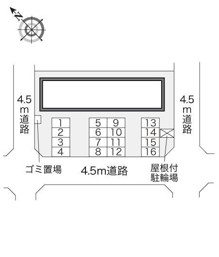 千(23461)の駐車配置図