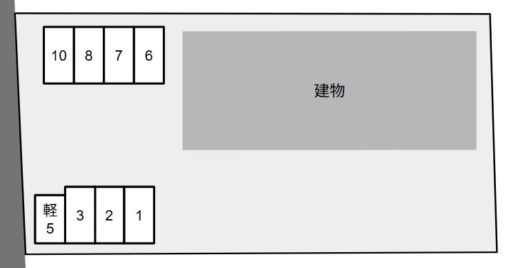 Sunriseの駐車配置図