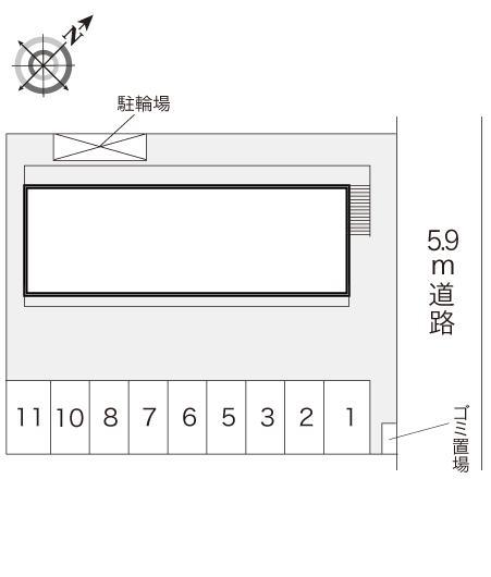 はぜ(19582)の駐車配置図