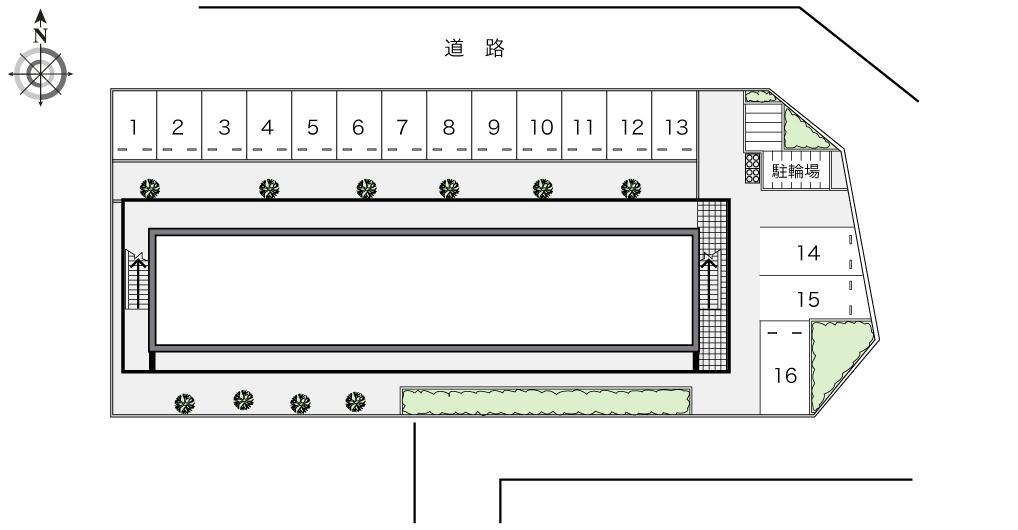 冨田Ⅲ(11992)の駐車配置図