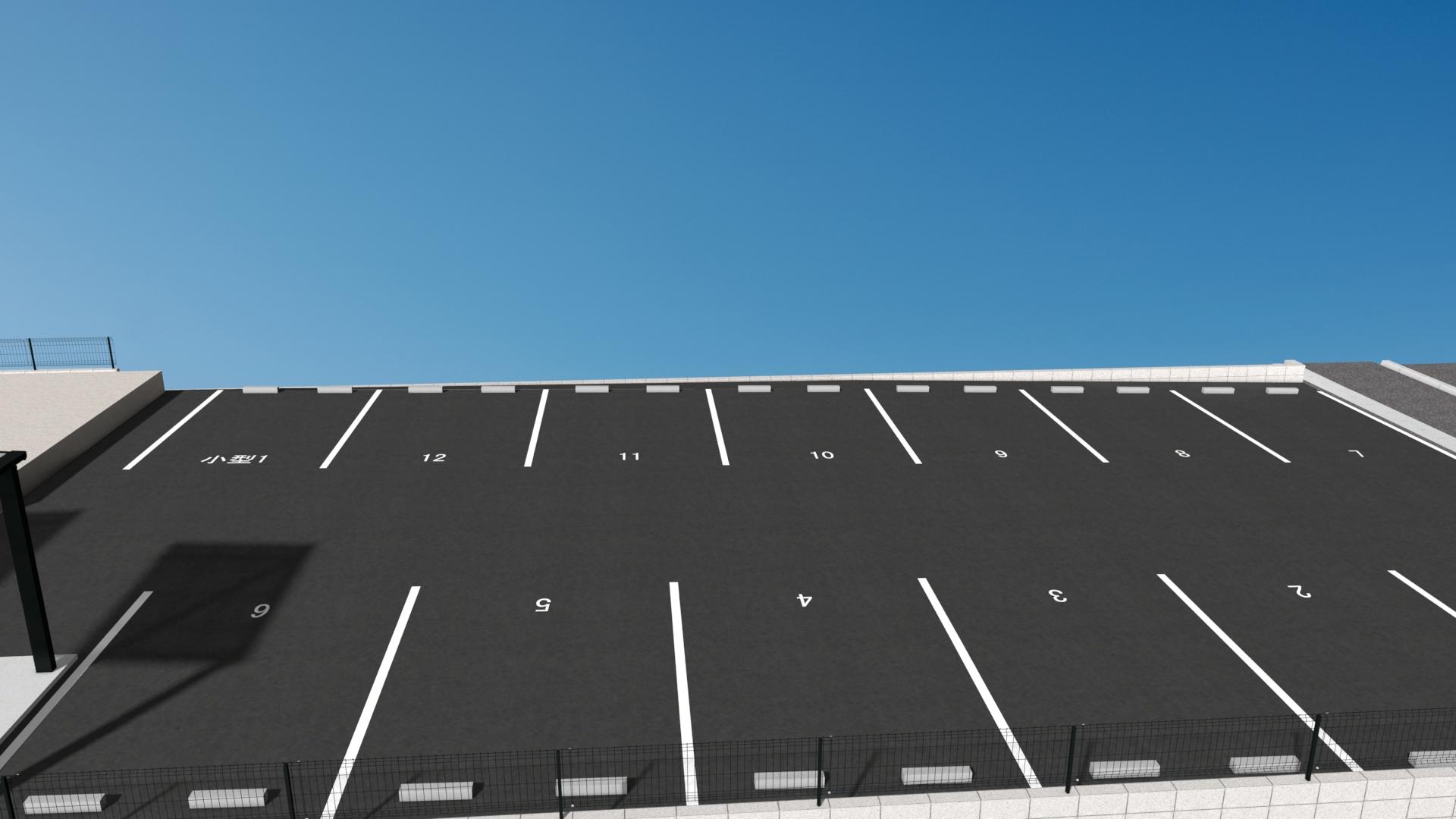 Lien東津田の駐車配置図