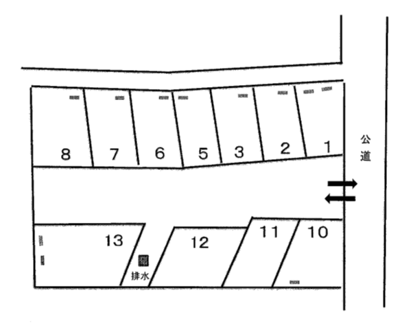 パーキング清水Ⅱの駐車配置図