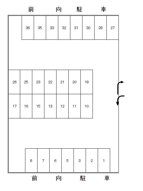 J-314の駐車配置図