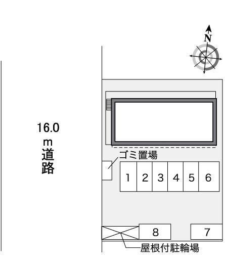 Flourish(35048)の駐車配置図