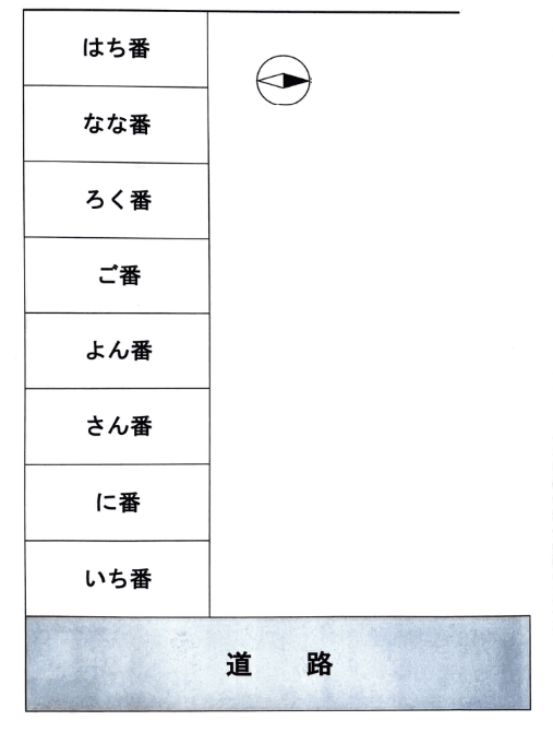 P729の駐車配置図