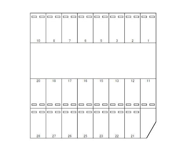 J-921の駐車配置図