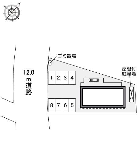 エトワール惣社(40137)の駐車配置図