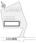 サンハイム松園(13030)の駐車場
