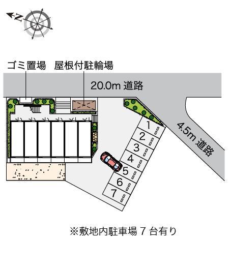 樽崎(47242)の駐車配置図