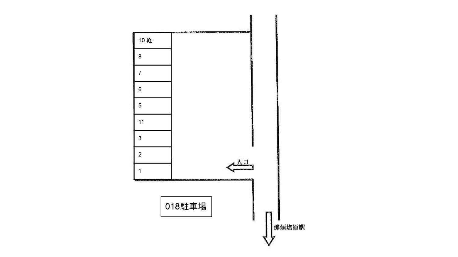 018駐車場の駐車配置図