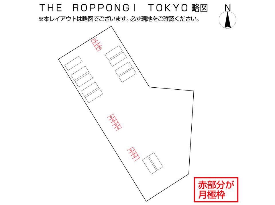 THE ROPPONGI TOKYOの駐車配置図