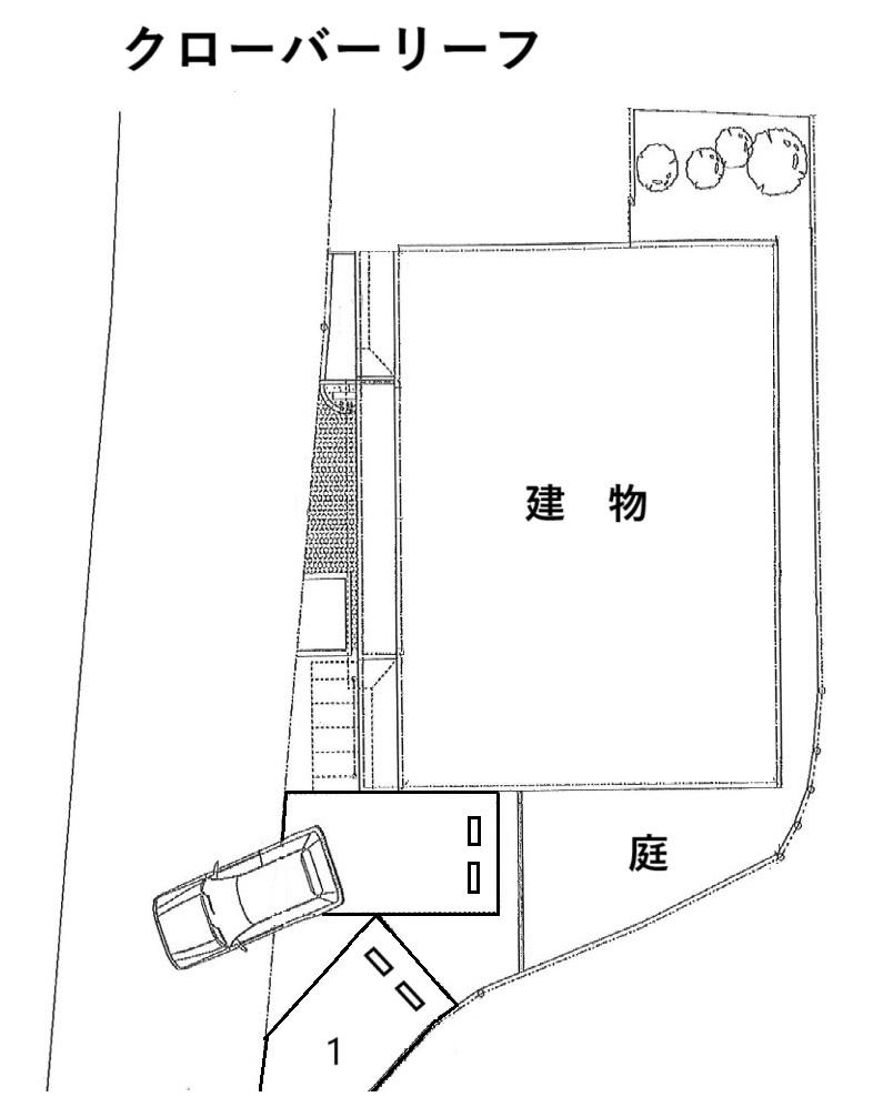 クローバーリーフの駐車配置図