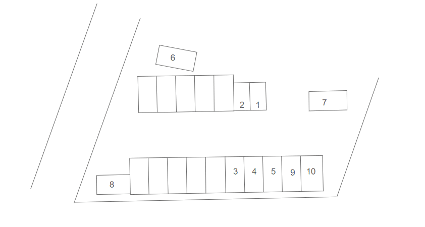 内原第二の駐車配置図