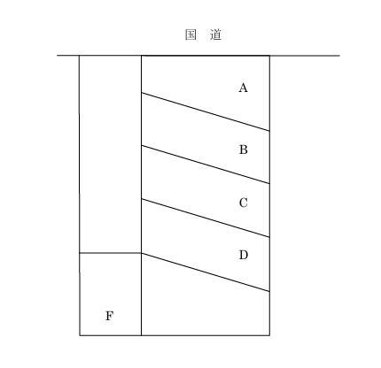 第3井上元駐車場の駐車配置図
