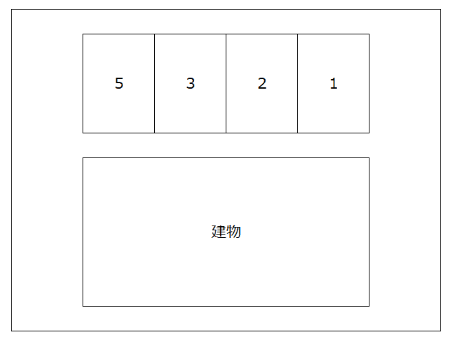 DUPLEX ODAKEの駐車配置図