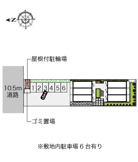 アルミックⅢ(43083)の駐車配置図