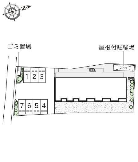 T ヴィルヌーブⅣ(52177)の駐車配置図