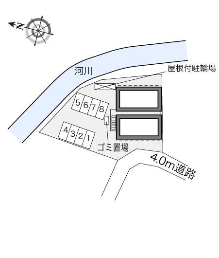 細谷 Village(28587)の駐車配置図