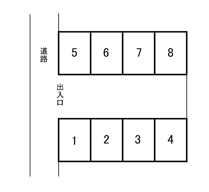 ソングパーキング1の駐車配置図