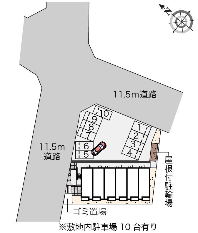 ミランダヴィーガ(56718)の駐車配置図