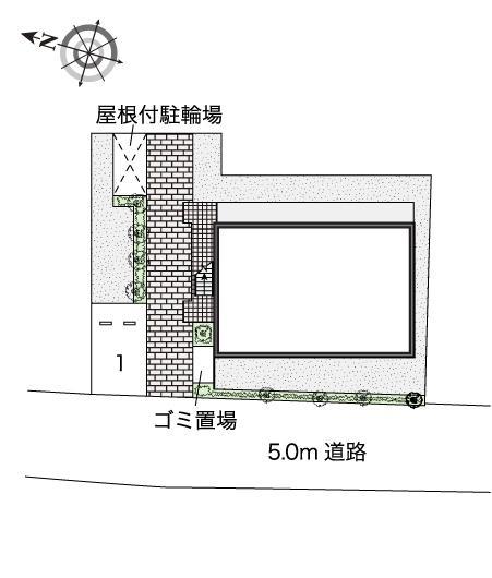 クラージュ(45755)の駐車配置図